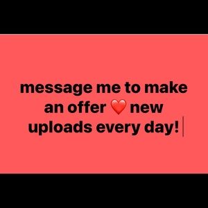 message me to make an offer ❤️